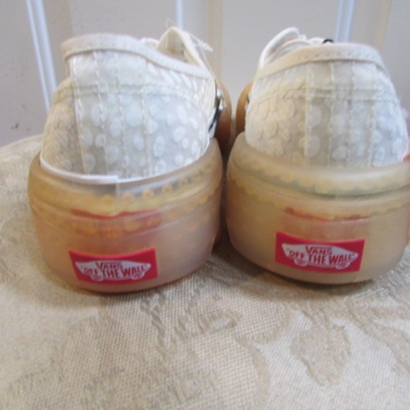 new VANS MESH DX MODULAR "Swap it" DOTS White Sz M 7.5/Women 9 - Picture 8 of 15